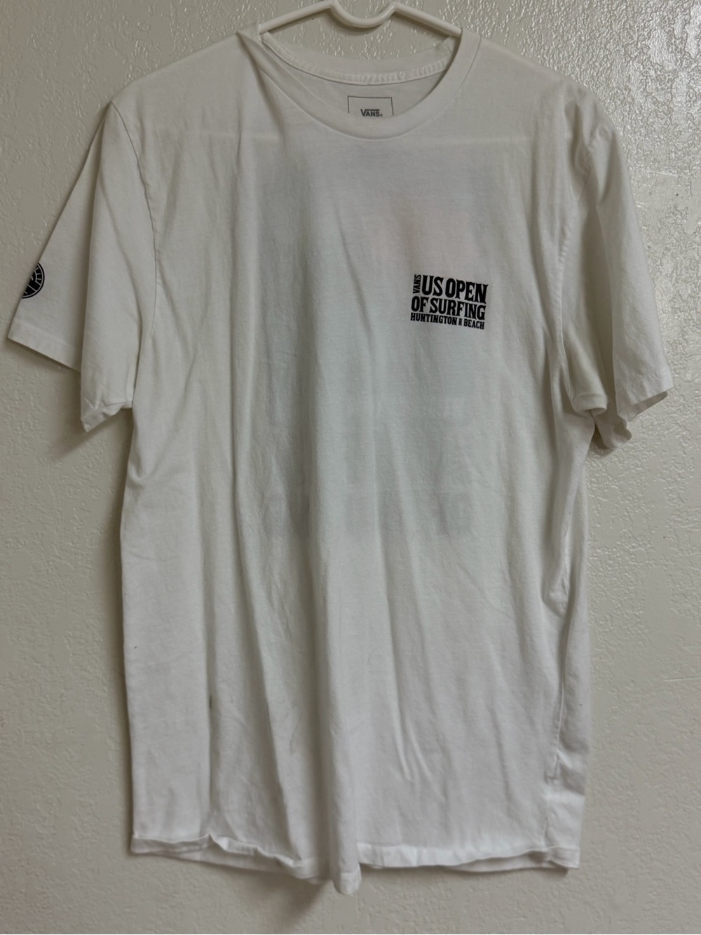 Vans White Short Sleeve US Open of Surfing Graphic Tee
